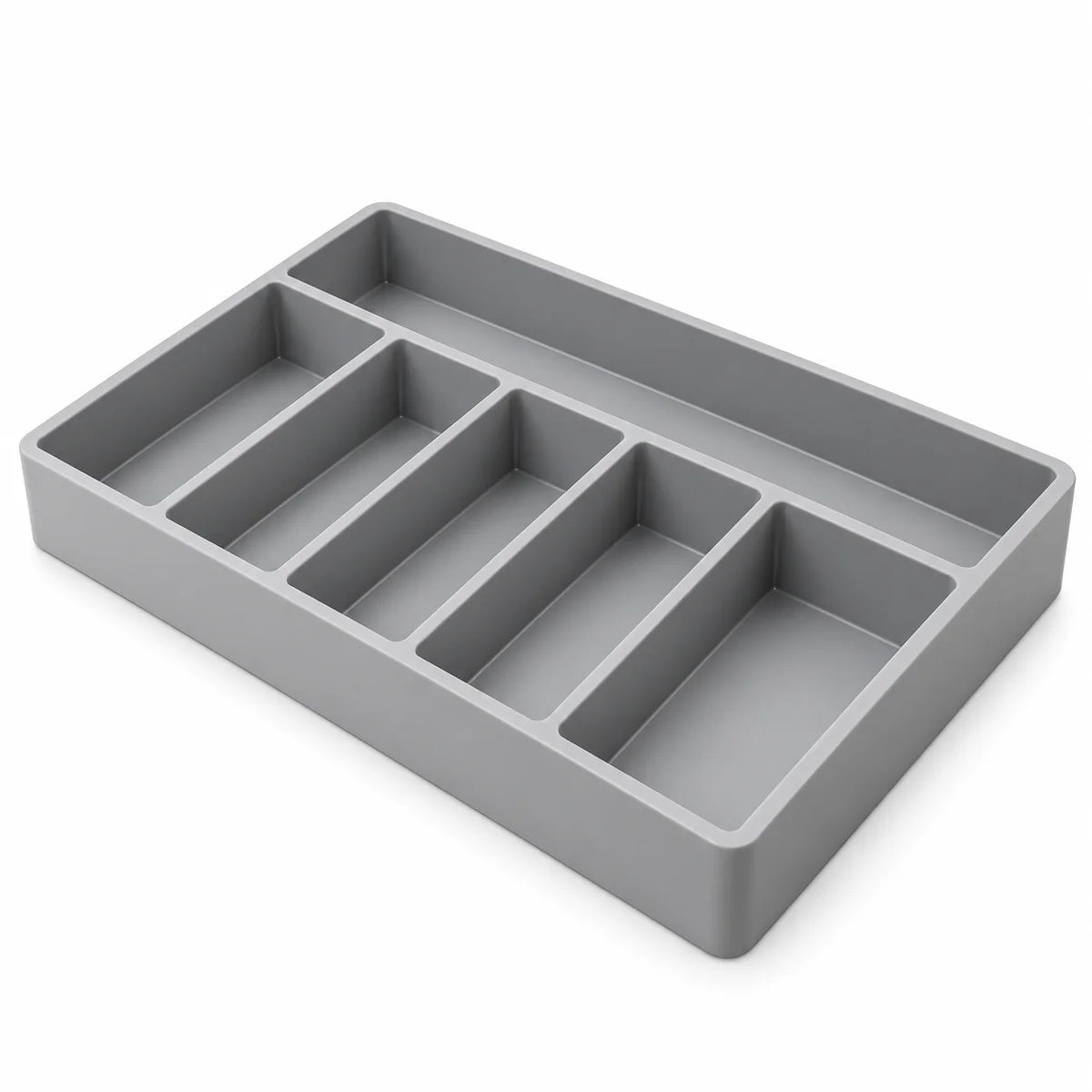 Neatwell 6-Compartment Drawer Organizer Tray – Rigid Cutlery & Utensil Holder for Kitchen Drawers