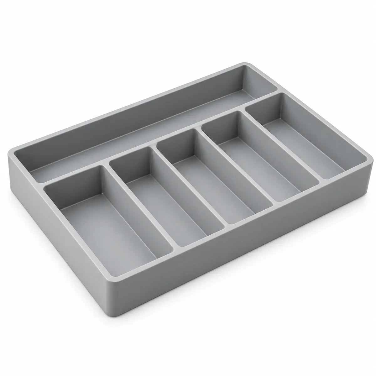 Neatwell 6-Compartment Drawer Organizer Tray – Rigid Cutlery & Utensil Holder for Kitchen Drawers