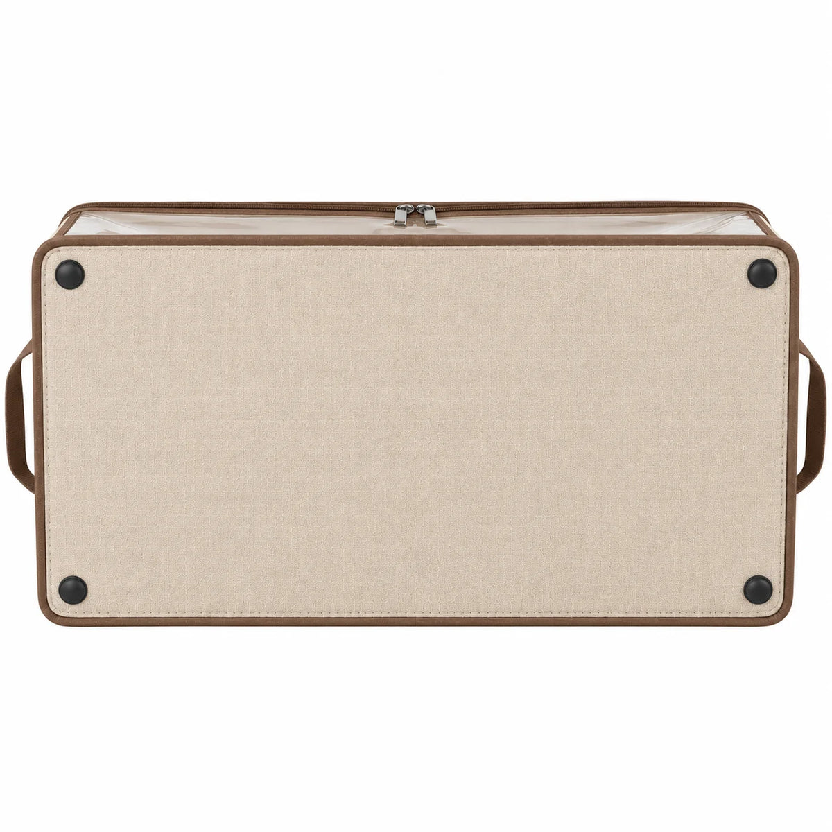Neatwell Clear-Window Under-Bed Storage Box with Zipper Lid & Handles – See-Through Organizer for Sweaters, Shoes & Linens